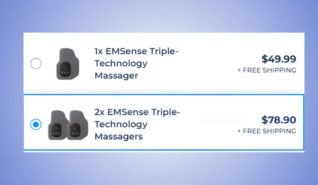 EMSense Massager Price