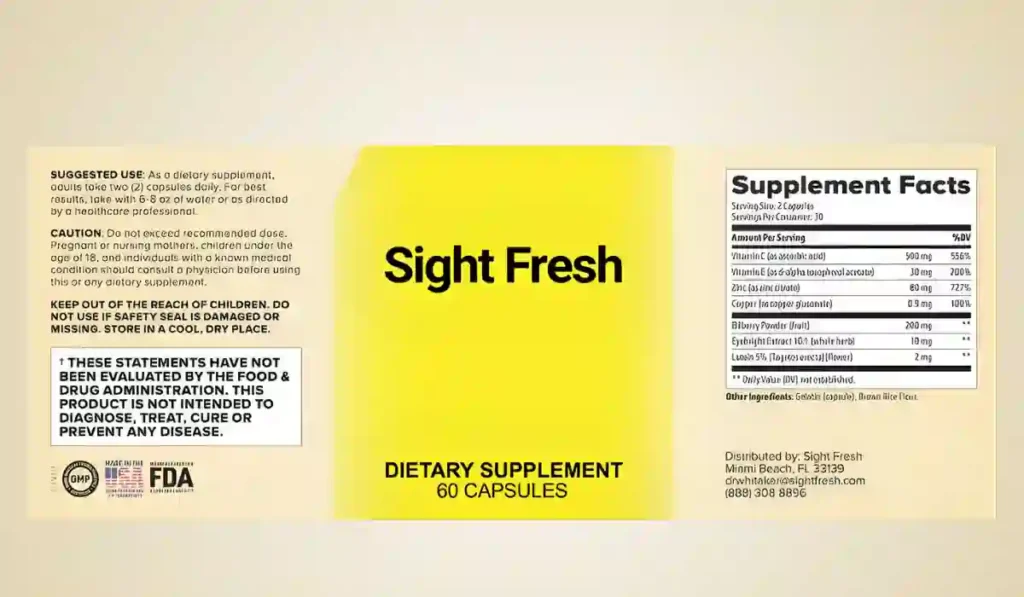 Sight Fresh Ingredients