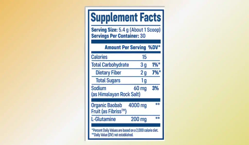 NativePath Native Fiber Ingredients