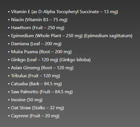 VitalPro Ingredients