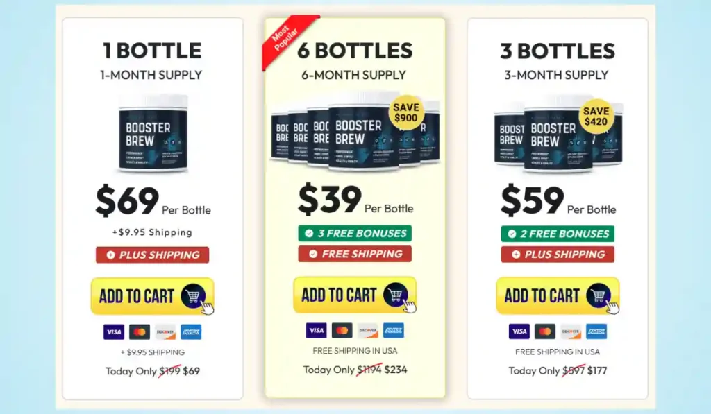 Booster Brew Price